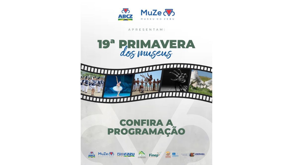 19ª Primavera dos Museus: Museu do Zebu recebe cinco dias de programação especial a partir desta segunda (22)