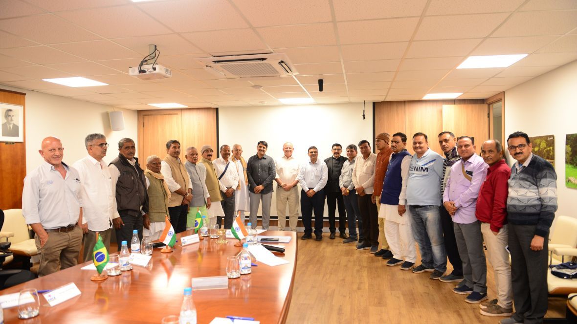 Comitiva indiana visita ABCZ, durante ExpoGenética