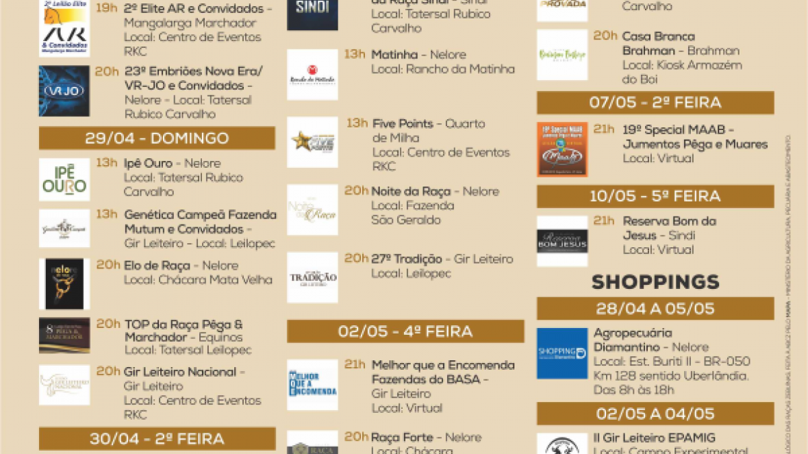 ExpoZebu 2018:Quatro leilões agitam programação neste domingo