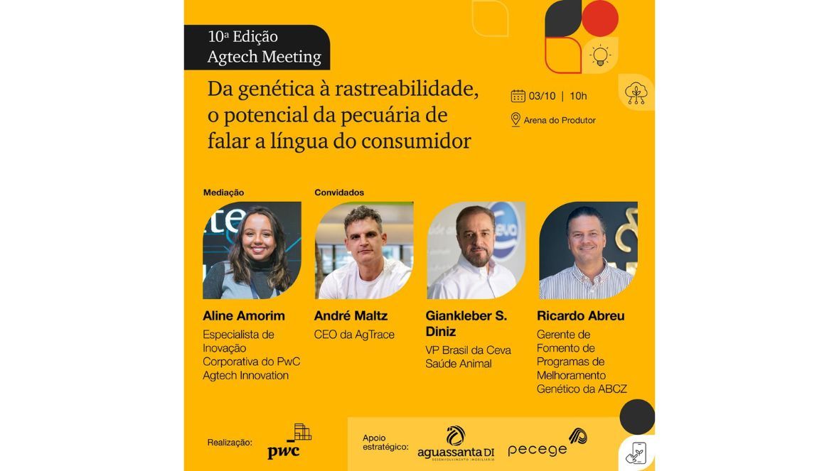 Agtech Meeting: ABCZ participará de evento focado em rastreabilidade da carne bovina