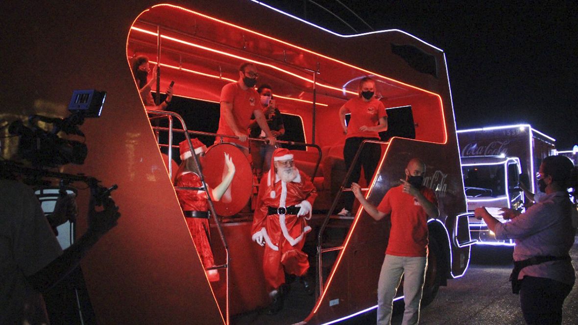 Caravana da Coca-Cola marca ‘Natal Cultural no Parque 2021’ nesta terça-feira (21)