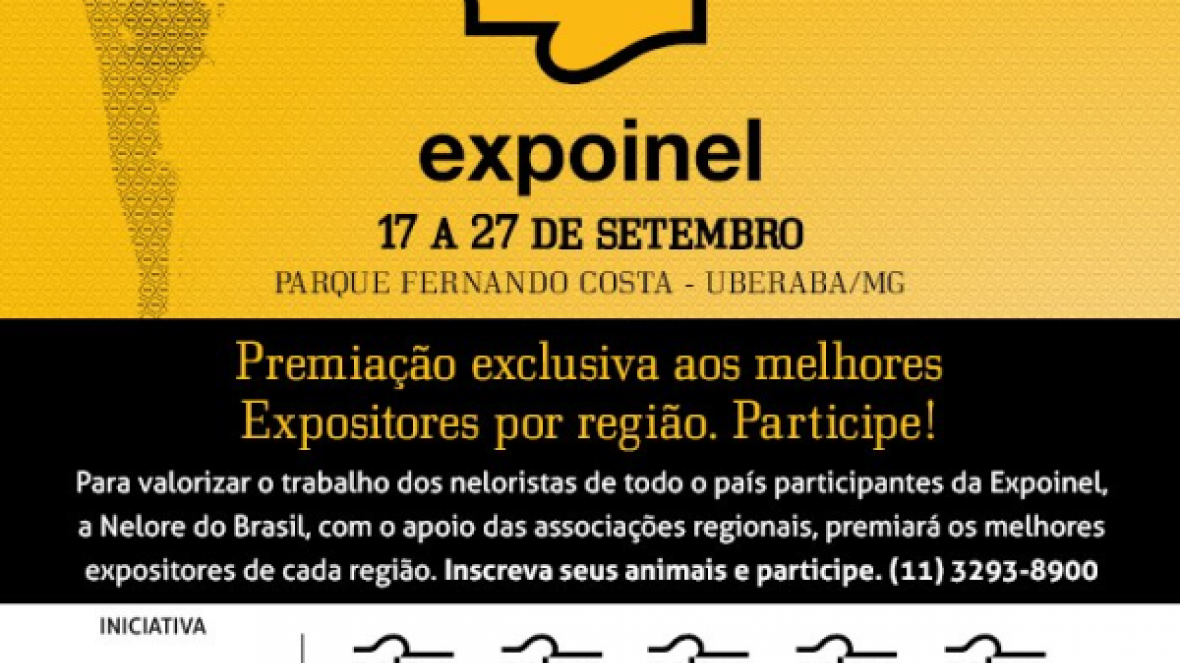 44ª Expoinel premiará os melhores expositores do Ranking por região