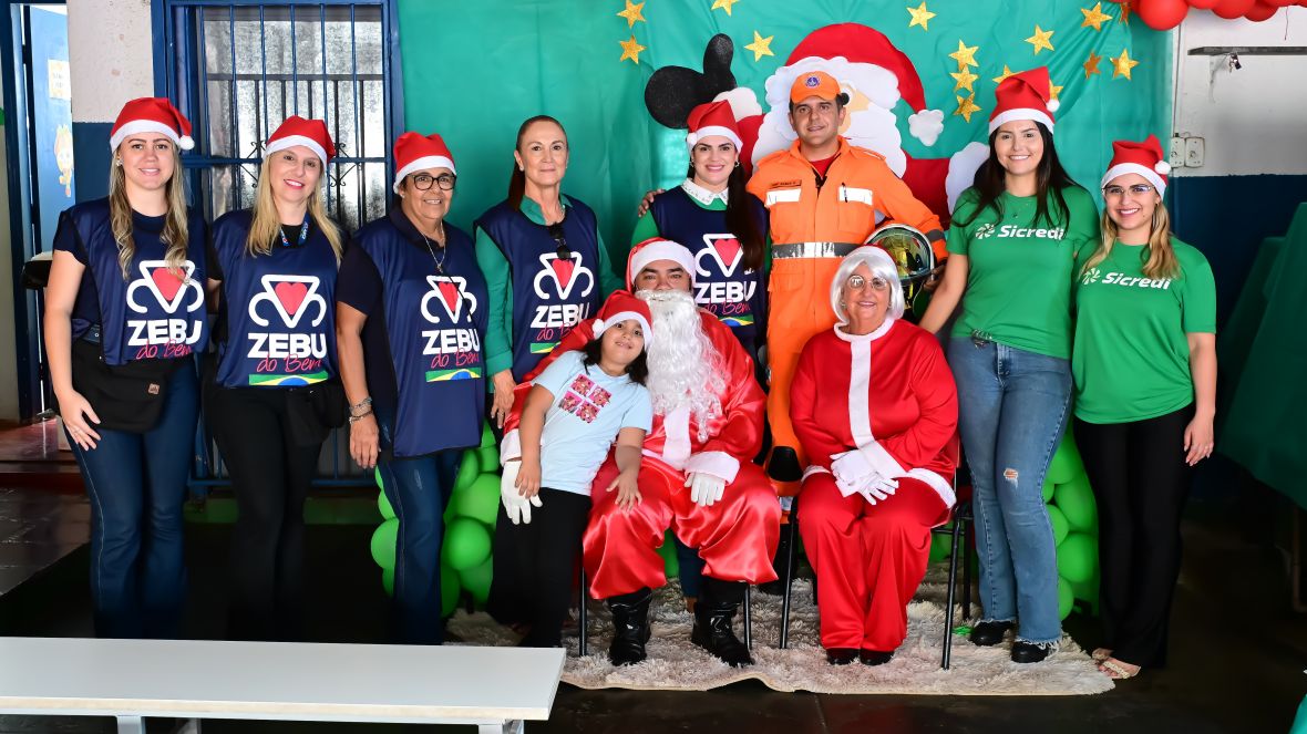 Zebu do Bem encerra 2025 com ação especial em escola municipal de Uberaba