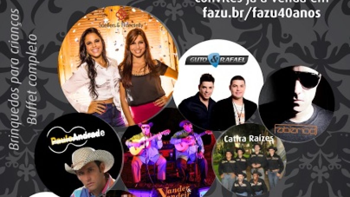 FAZU organiza festa para comemorar seus 40 anos	