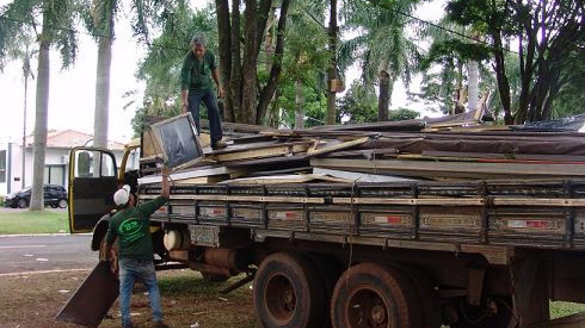 Madeira utilizada durante a ExpoZebu tem destinação correta