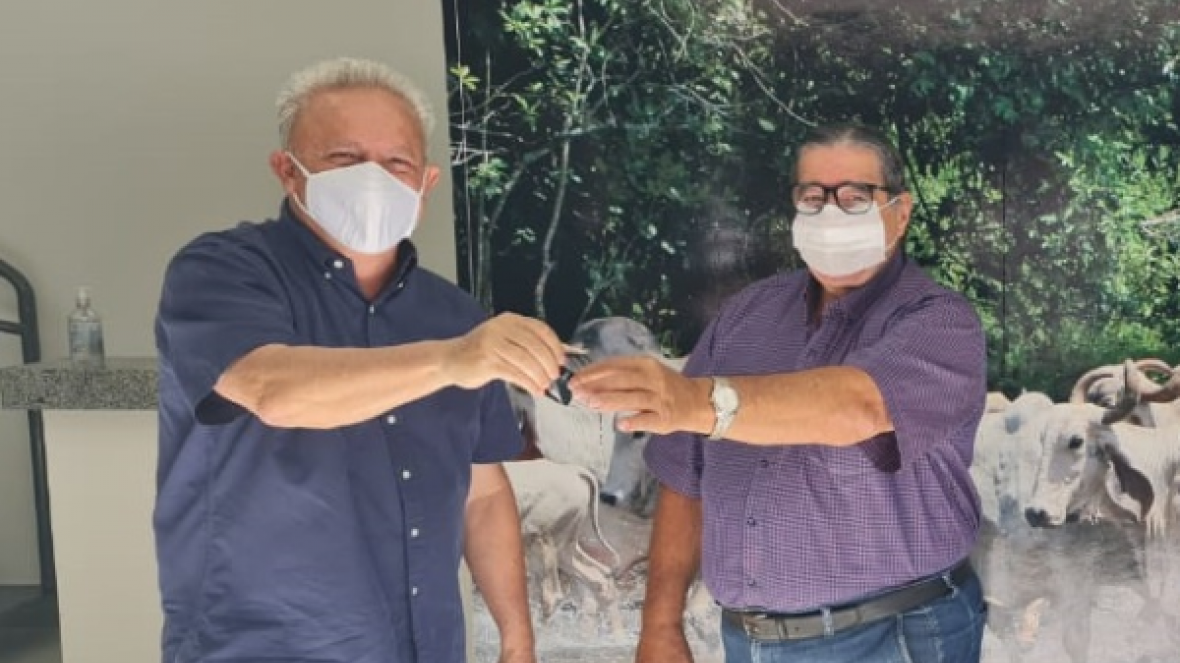 Rivaldo Jr. recebe presidente da ABCI e entrega nova sede da promocional no PFC