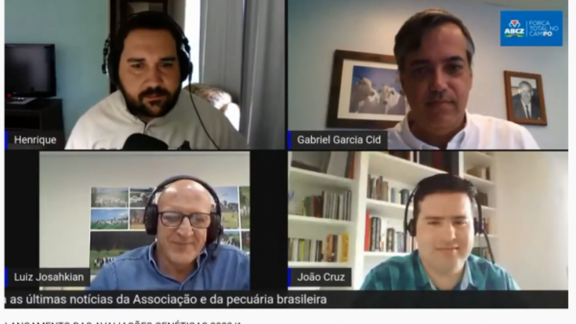 Live da ABCZ sobre ?Avaliações Genéticas 2020-1? reúne espectadores de todas as regiões brasileiras