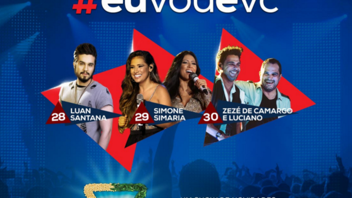 Começa a venda de ingressos para shows da 83ª ExpoZebu 