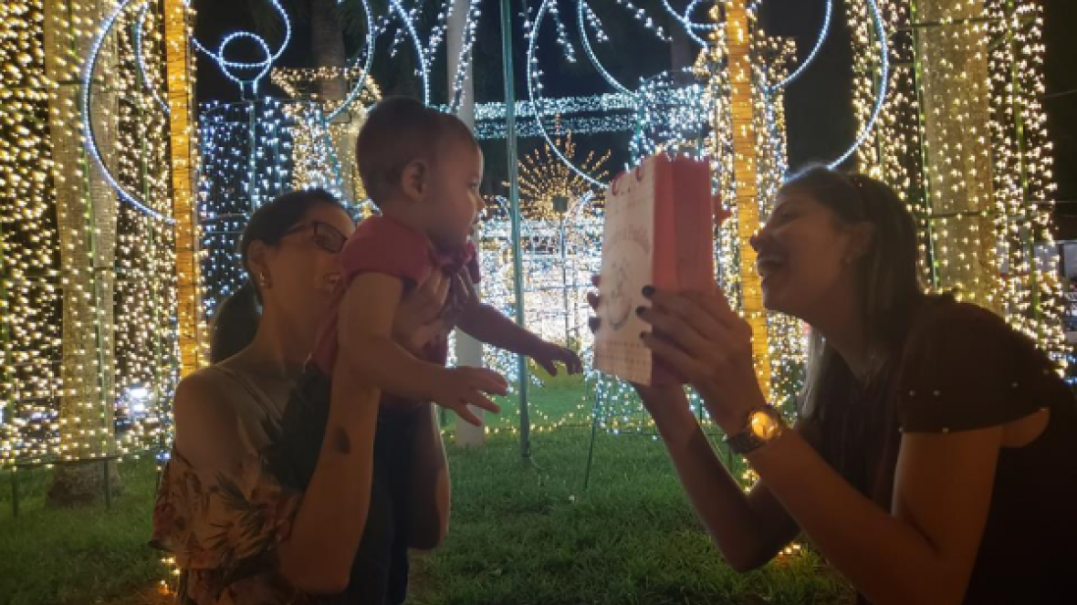 Foto tirada durante Natal no Parque é premiada