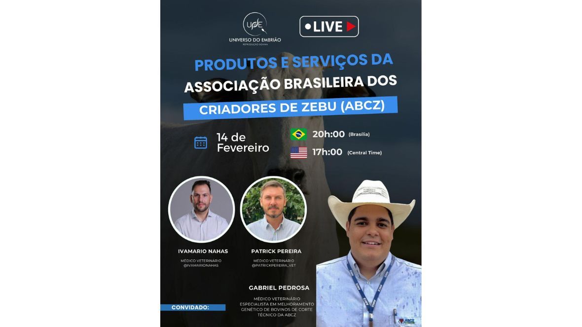 Hoje às 20h: ABCZ será tema de live do Universo do Embrião
