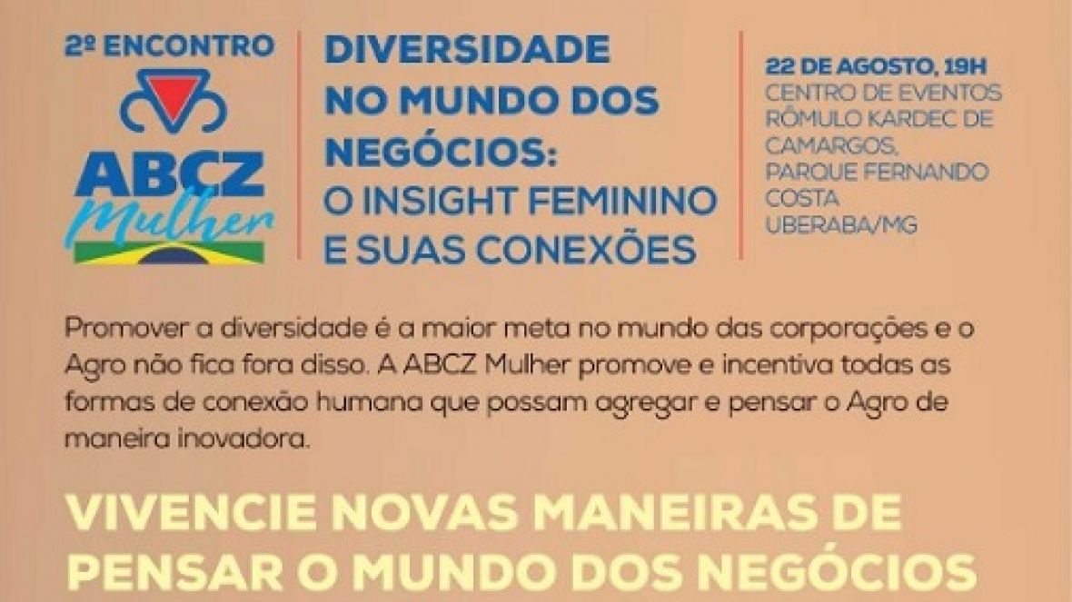 ?2º Encontro ABCZ Mulher? marca programação da ExpoGenética nesta quinta (22)