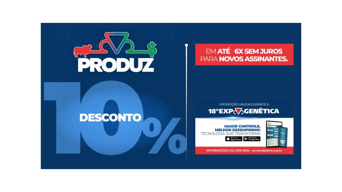 Produz: confira as novidades do programa da ABCZ durante a 18ª ExpoGenética