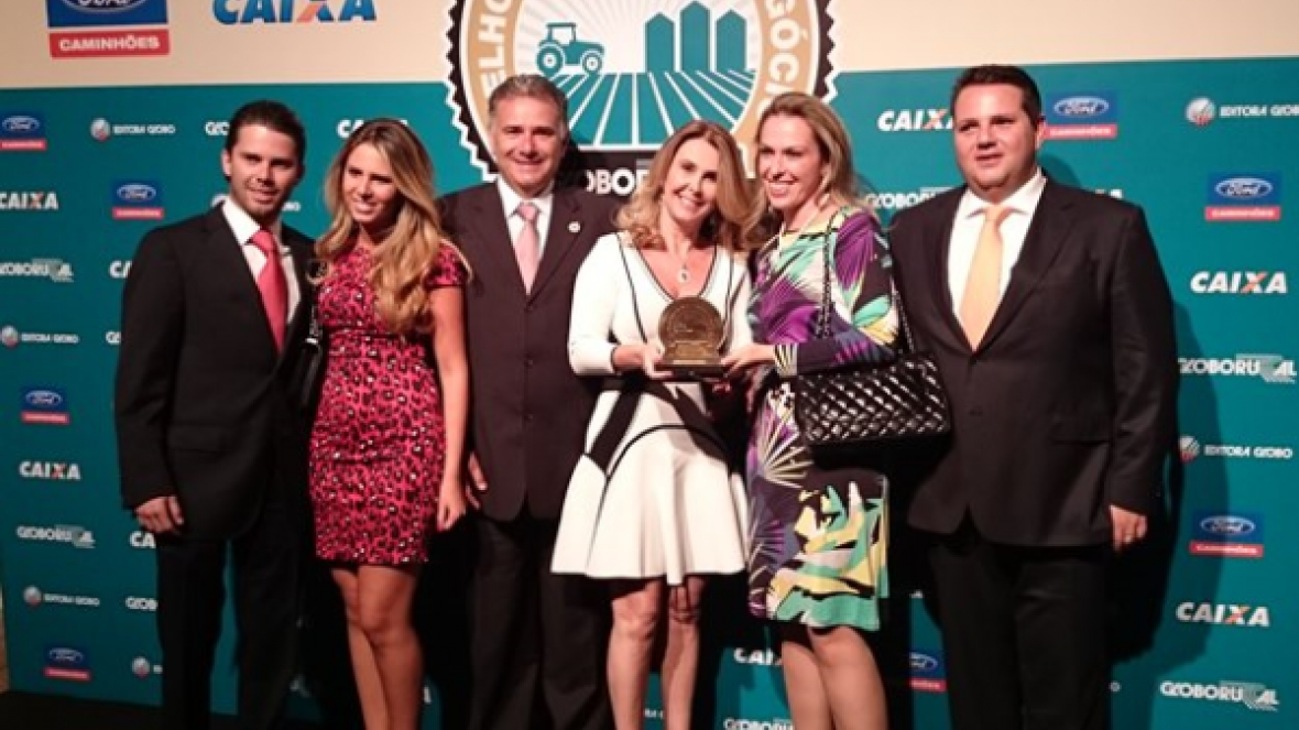 Diretor da ABCZ recebe prêmio da Globo Rural 