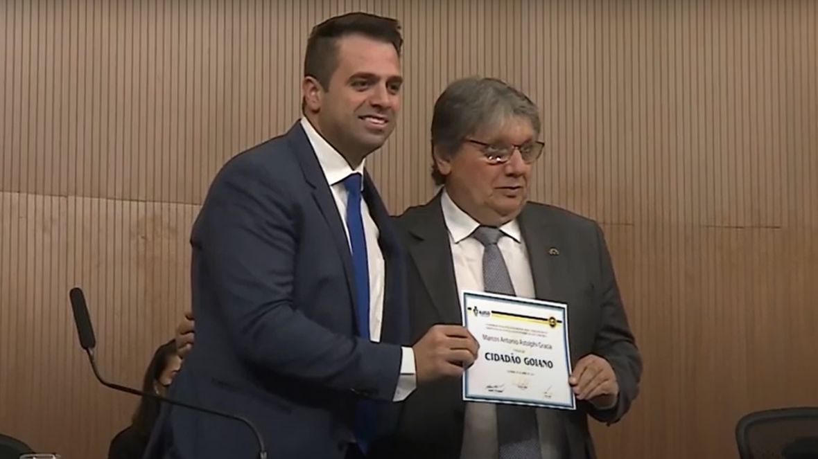 Diretor da ABCZ é homenageado na assembleia legislativa de Goiás