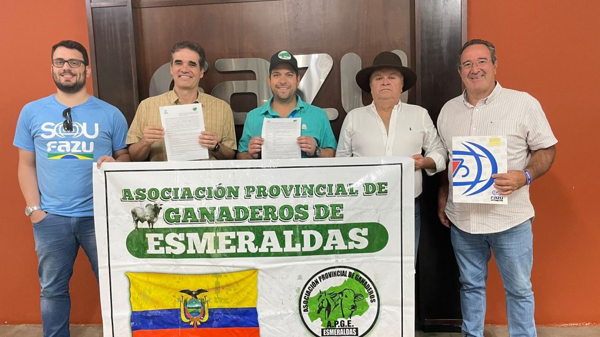 Fazu e Asociación Provincial de Ganaderos de Esmeraldas assinam memorando de entendimento para cooperação