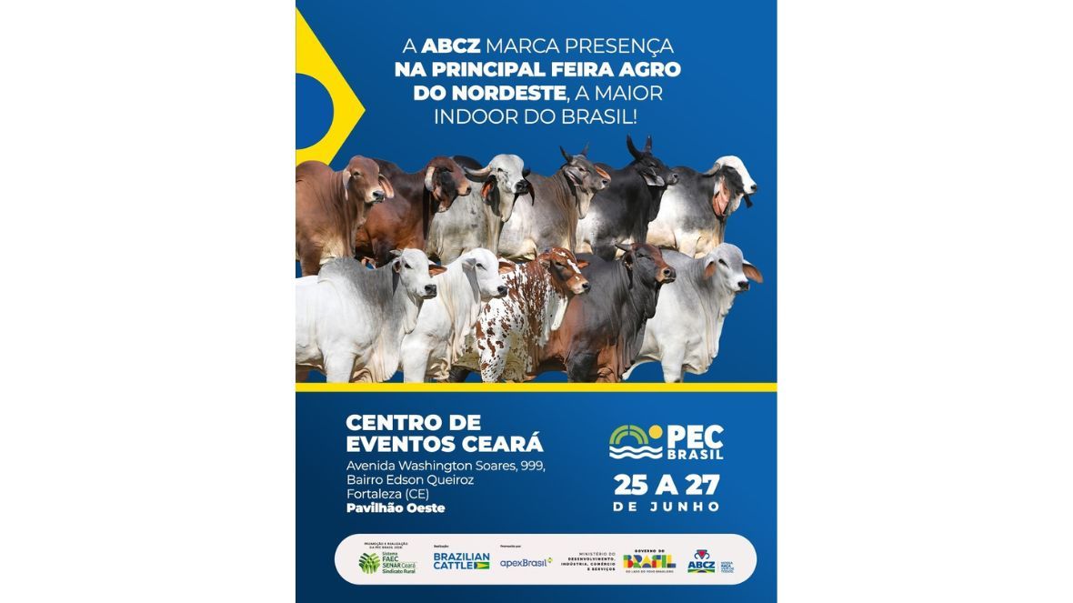 Aumento da lucratividade com uso de animais PO será destaque na PEC Brasil, em Fortaleza (CE)