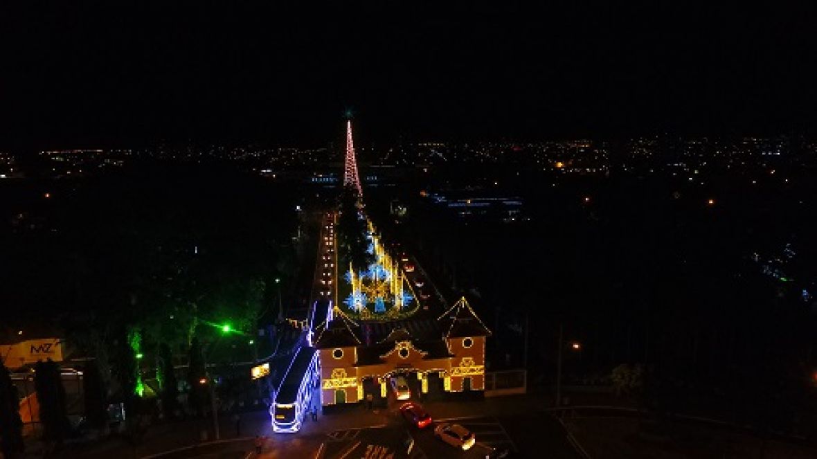 Natal no Parque será aberto nesta terça-feira com um milhão de lâmpadas