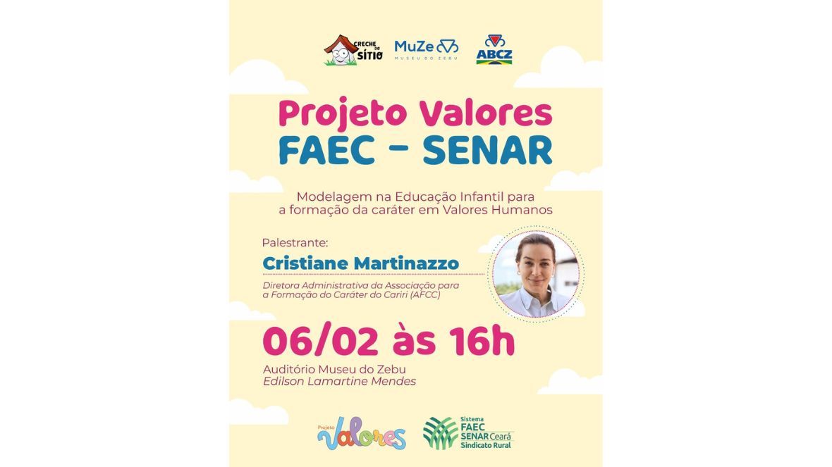 Museu do Zebu recebe lançamento do Projeto Valores nesta sexta (6)