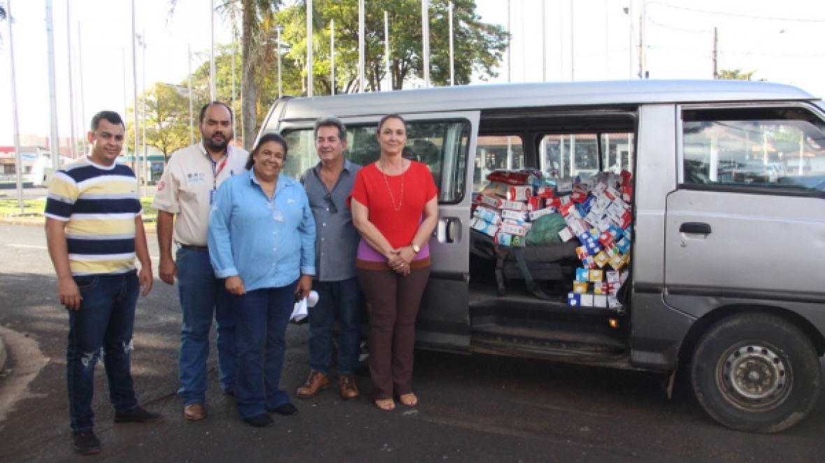 Zebu do Bem realiza entrega de alimentos arrecadados em ?3º de A à Z- Arraiá da ABCZ?