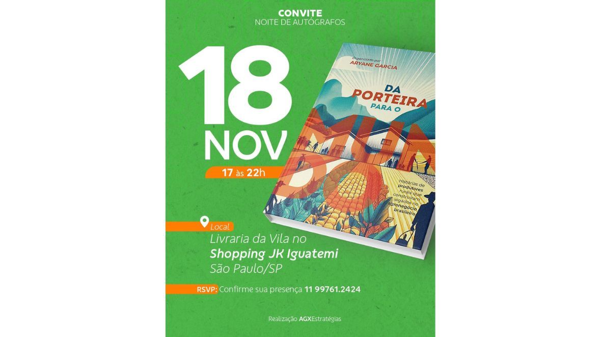 ABCZ participará de lançamento do livro Da Porteira Para o Mundo, em São Paulo (SP)