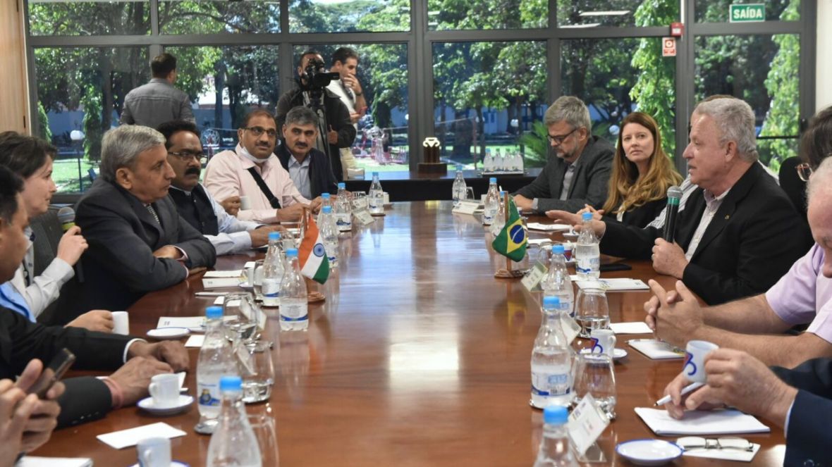 ABCZ recebe visita de comitiva de governo de estado da Índia