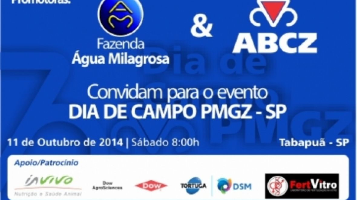 Água Milagrosa realiza Dia de Campo PMGZ neste sábado