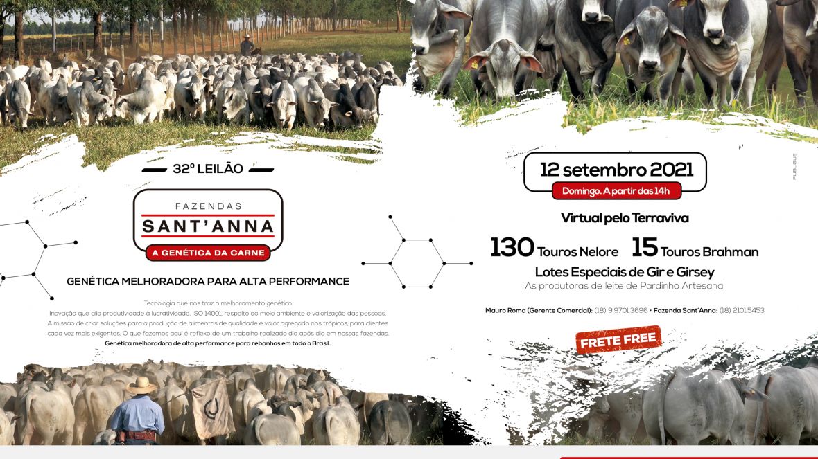 Fazenda Sant’anna promove mais uma edição de seu tradicional leilão