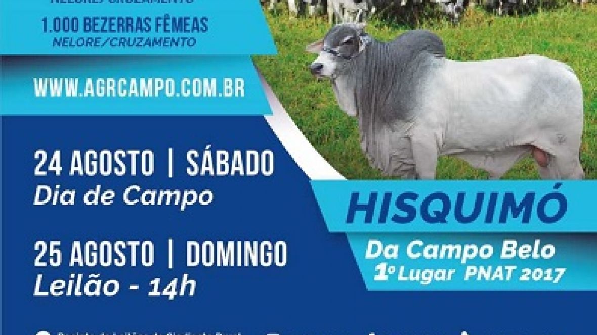 ?Dia de Campo Agropecuária do Campo? será realizado no próximo sábado (24)