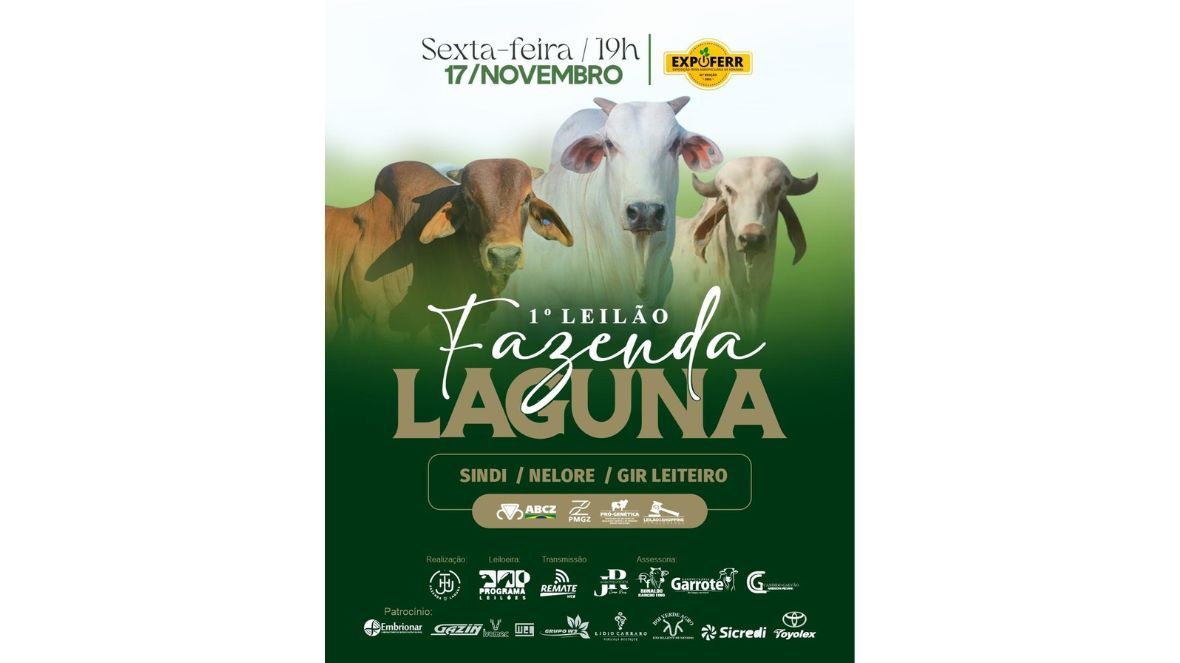 Roraima terá 1º leilão chancelado pelo Pró-Genética e homologado pelo PMGZ