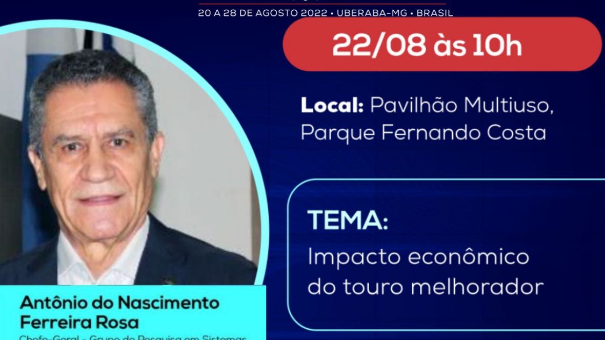 ExpoGenética 2022: Palestra abordará o ‘Impacto Econômico do Touro Melhorador’