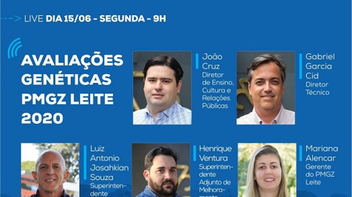 Lançamento das ?Avalições Genéticas do PMGZ Leite 2020? será tema de live da ABCZ nesta segunda (15)