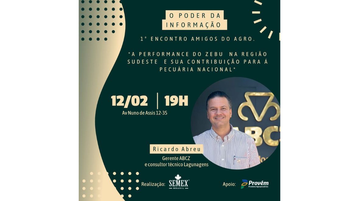 ABCZ levará conhecimento técnico para o 1º Encontro Amigos do Agro, em Bauru (SP)