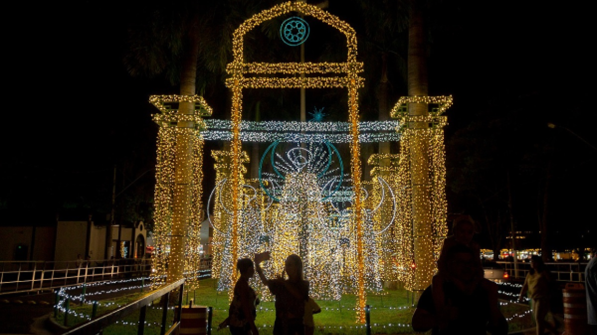 Primeira noite do ?Natal no Parque 2018? atrai mais 7.500 pessoas