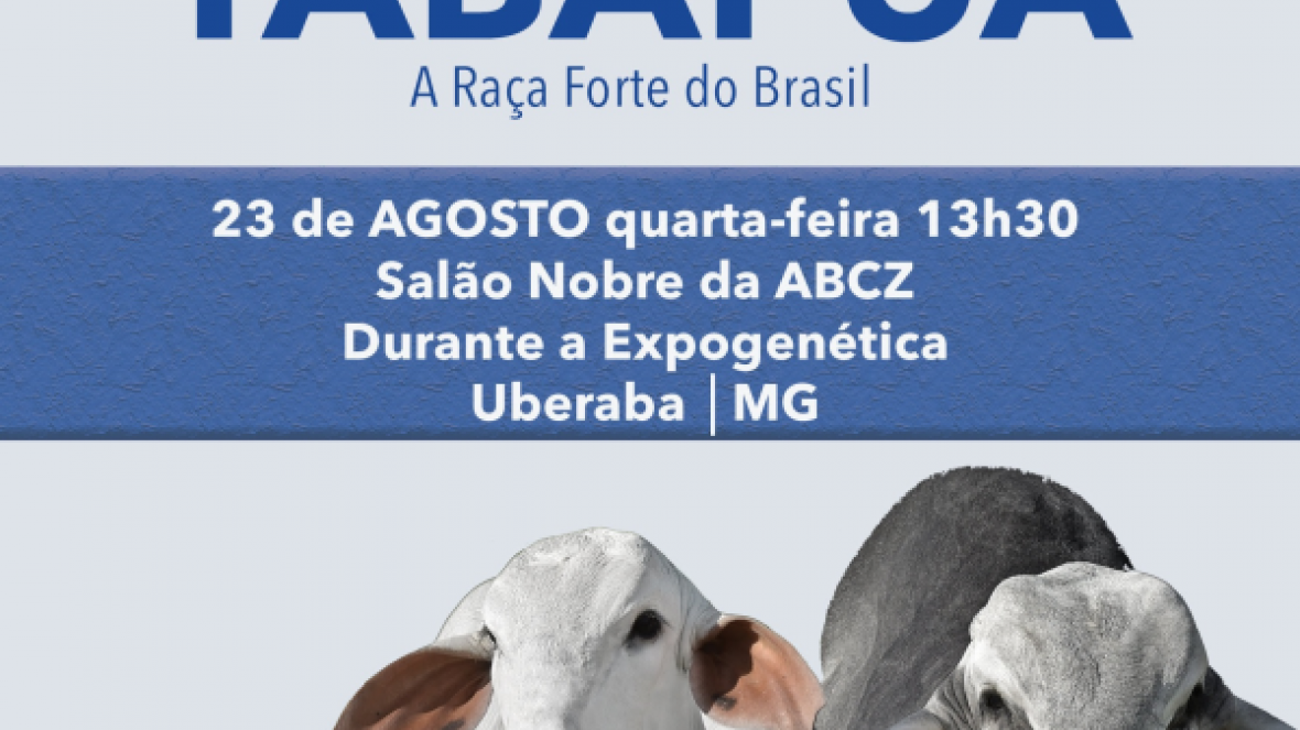 1º Workshop Tapabuã será realizado na ExpoGenética 2017