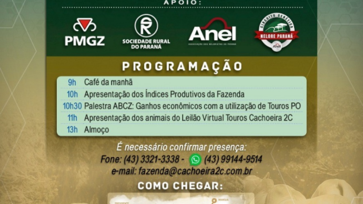 Fazenda Cachoeira 2C promove ?Dia de Campo? na próxima sexta (30)