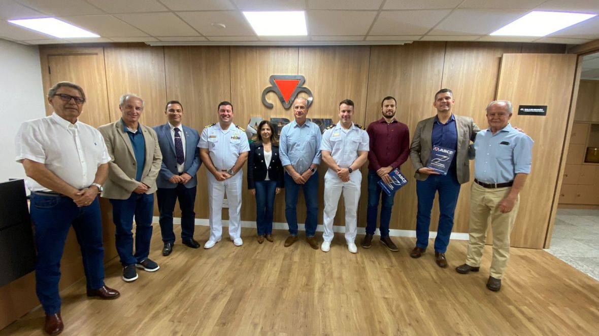 ABCZ recebe visita de representantes do 1º Distrito Naval da Marinha do Brasil