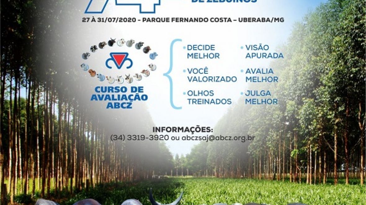 Inscrições abertas para o Curso de Noções em Morfologia e Julgamento de Zebuínos da ABCZ