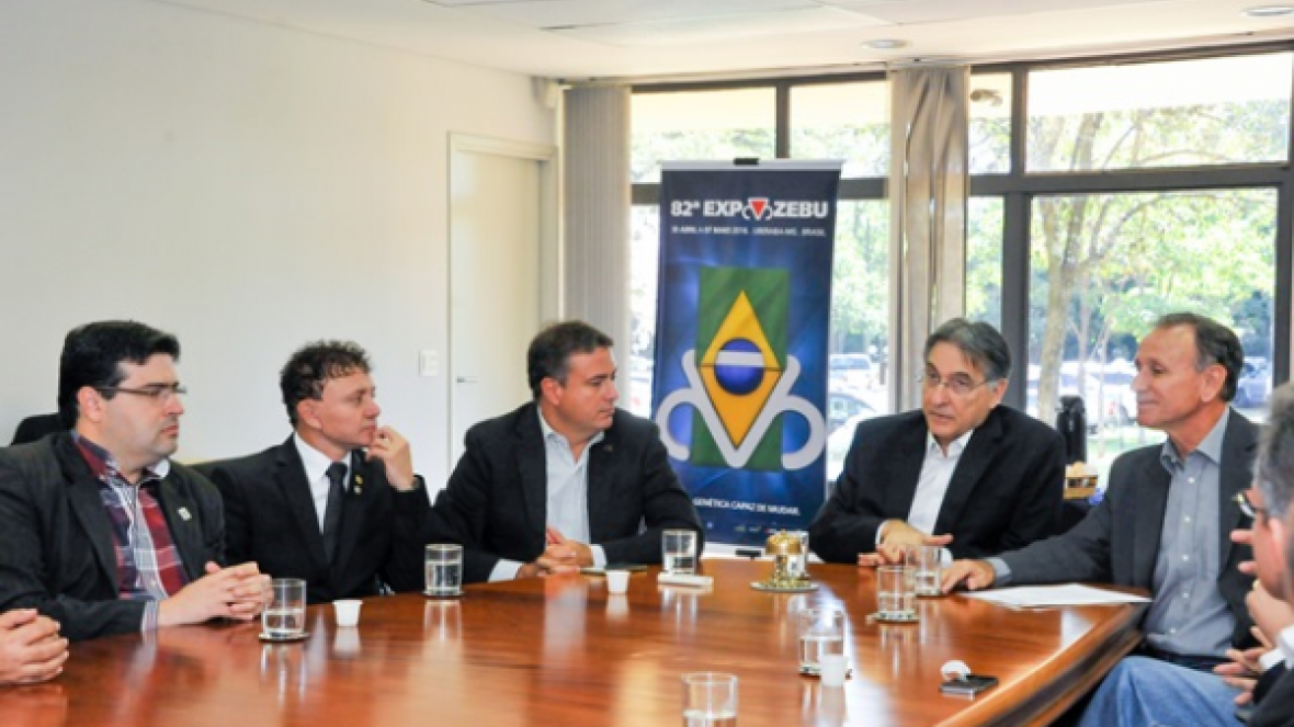 Governador de Minas e secretários visitam o presidente da ABCZ