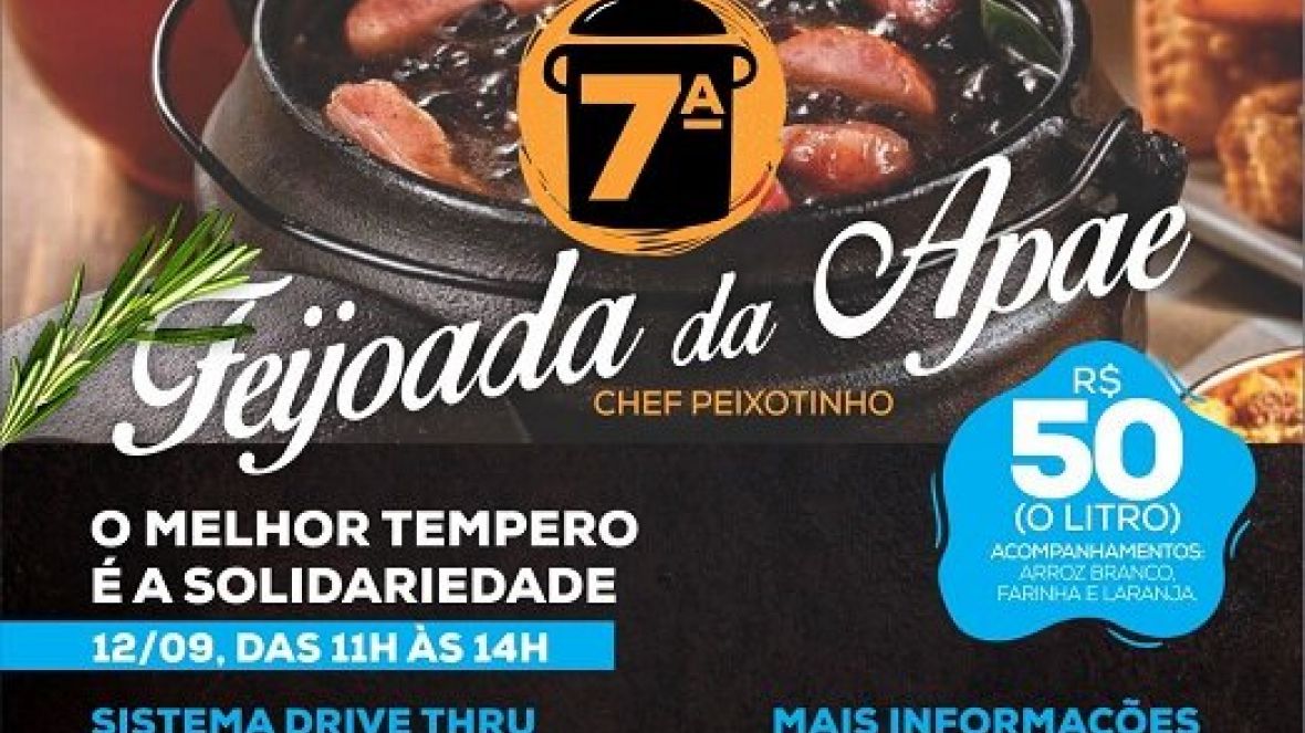 'ABCZ do Bem' apoia feijoada beneficente em prol da APAE