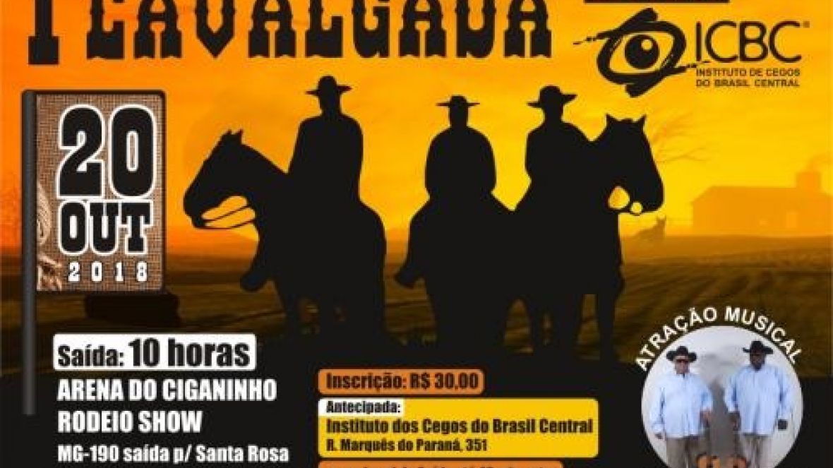 Zebu do Bem e Museu do Zebu apoiam cavalgada beneficente em prol do Instituto dos Cegos