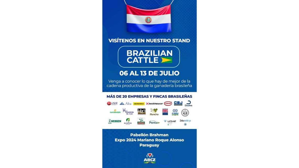 Brazilian Cattle: ABCZ participará da EXPO 2024, no Paraguai