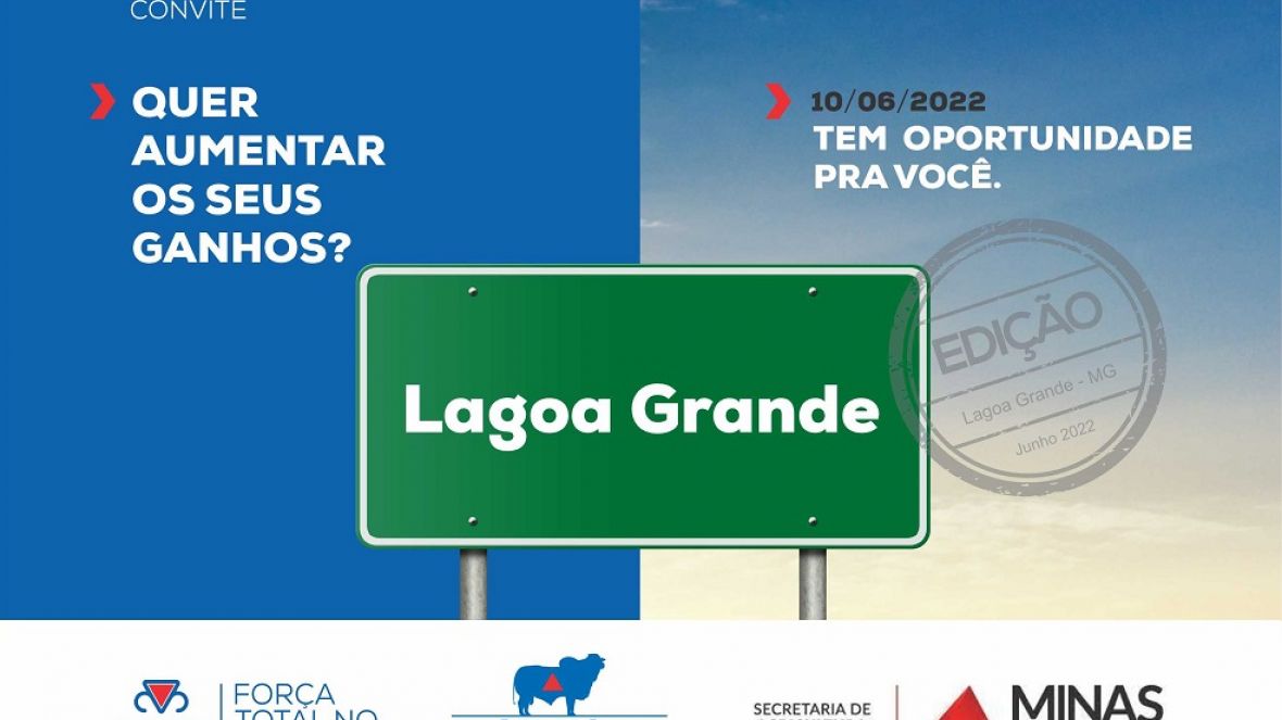 Lagoa Grande (MG) recebe feira do Pró-Genética na próxima sexta (10)