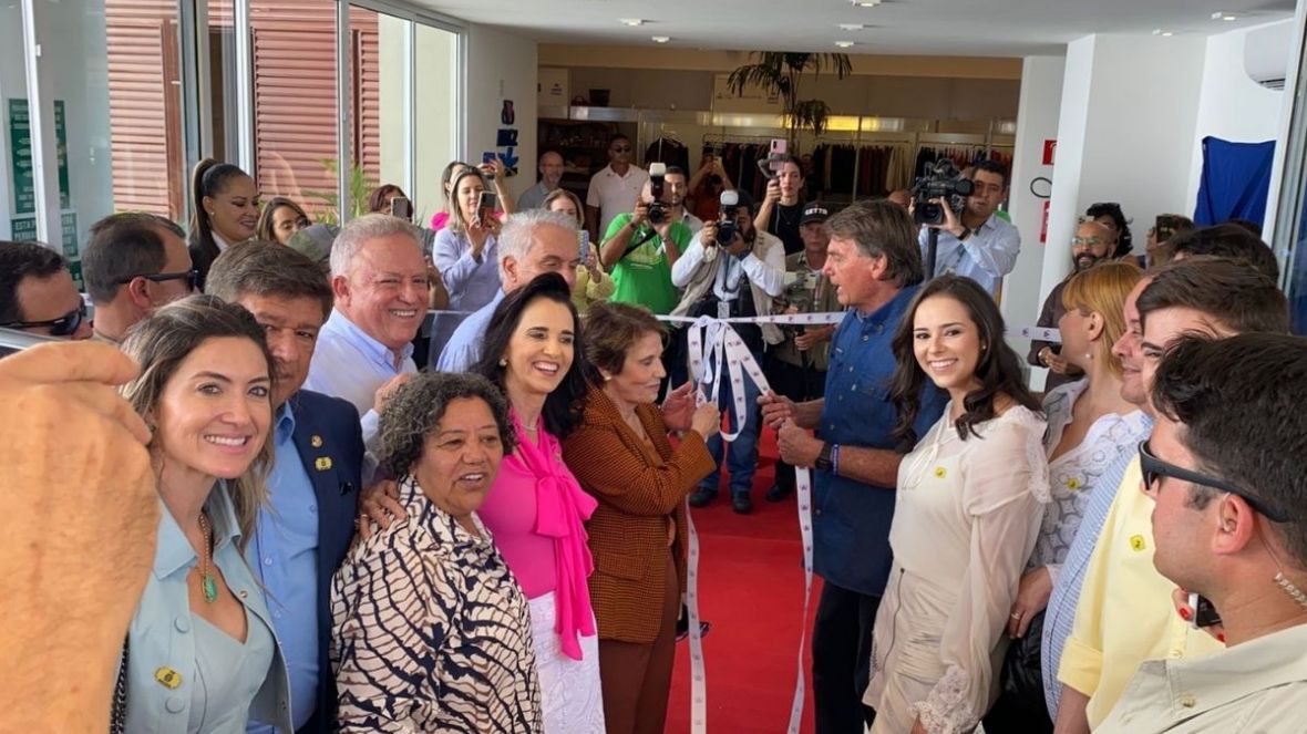 Espaço ABCZ Mulher é inaugurado com presença de Tereza Cristina e do presidente Bolsonaro
