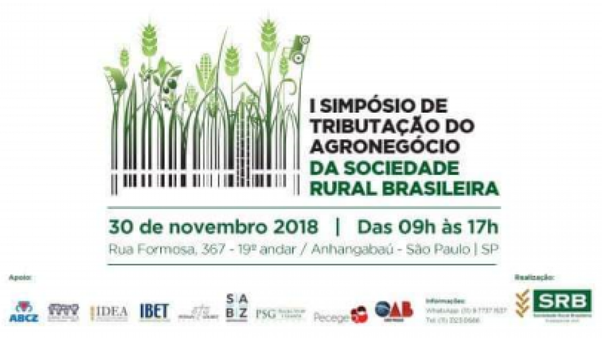 ABCZ participa de I Simpósio de Tributação do Agronegócio da Sociedade Rural Brasileira