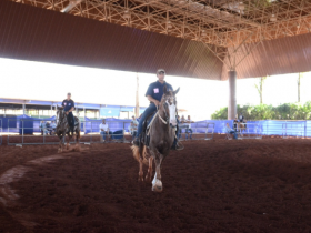 Vila Hípica movimenta ExpoZebu com show de cavalos Crioulo e Mangalarga