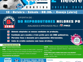 2º Shopping Nelore, da Agropecuária São José, vai ofertar 50 reprodutores no próximo sábado (15)