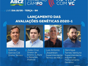 Lançamento das ?Avaliações Genéticas 2020-1? será tema de live da ABCZ nesta terça (19)
