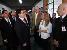 Presidente eleito do Paraguai visita estande do Brazilian Cattle