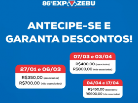 ExpoZebu 2020: inscrições já estão abertas