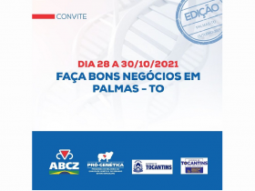 Estado do Tocantins receberá feira do Pró-Genética de 28 a 30 de outubro